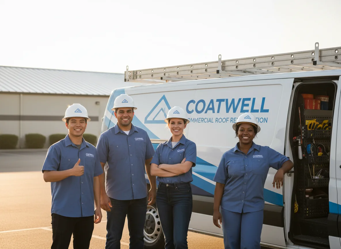 Commercial roof coating company in Lueders, TX